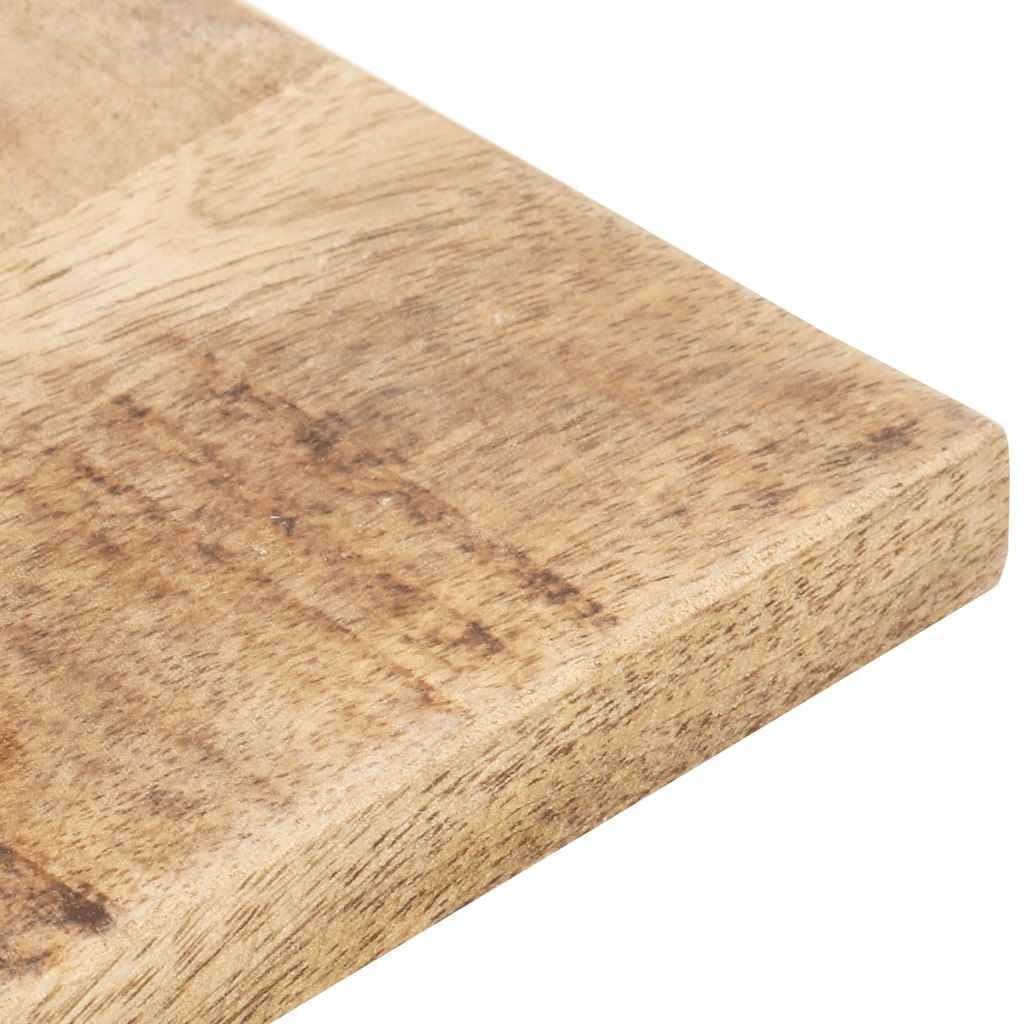 vidaXL Dessus de Table Remplacement Salle à Manger Table à Dîner Maison Restaurant Café Hôtel 15-16 mm 80x60 cm Bois de Manguier Solide