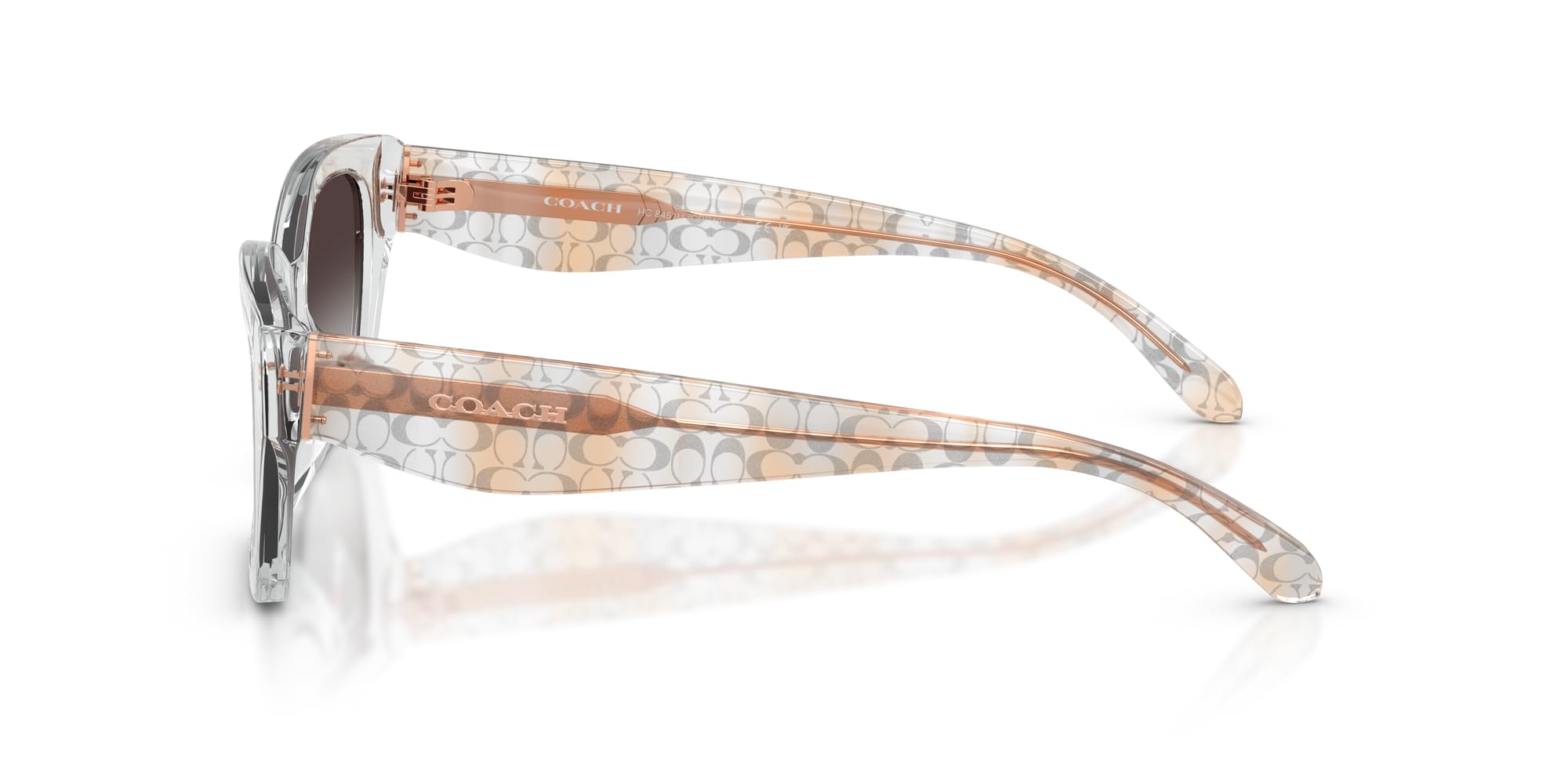 Coach Damen Hc8451u Rechteckige Sonnenbrille, universelle Passform