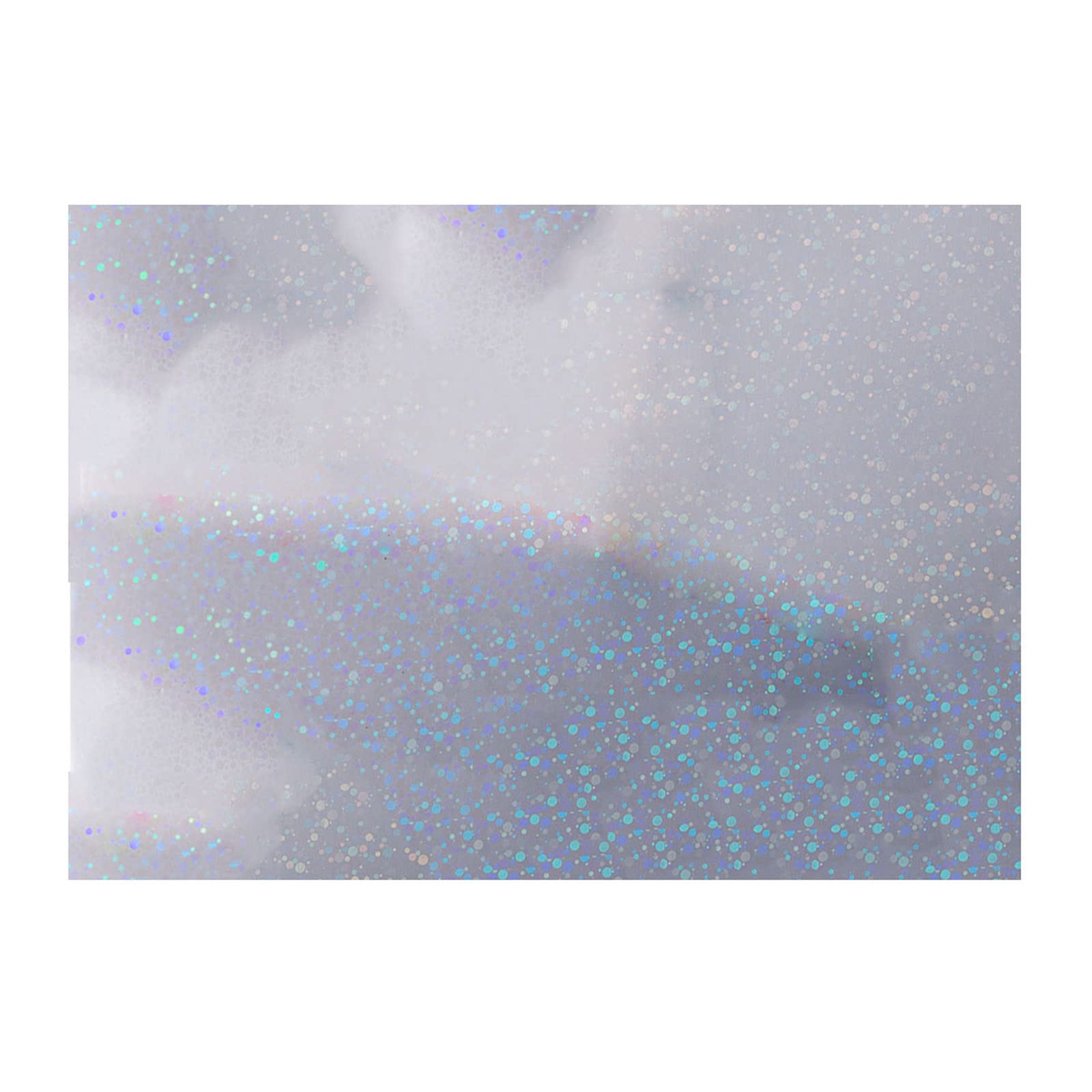 ASHLUYAK Holographic Silicone Inlay Rainbow-Window Film Holographic Decorative Silicone Sheet Insert for Epoxy Resin Casting