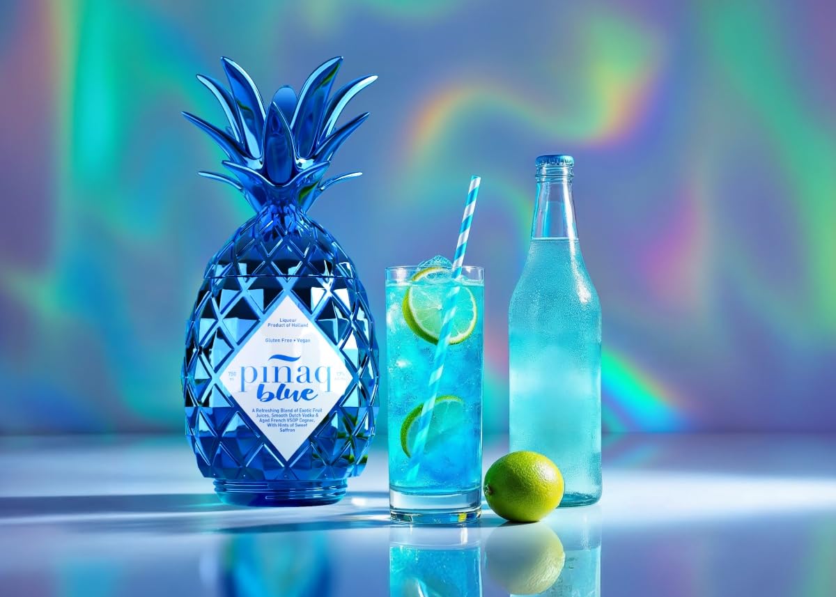 Amazon.co.jp: ピニャック ブルー 750ml 17度 正規品 パイナップル