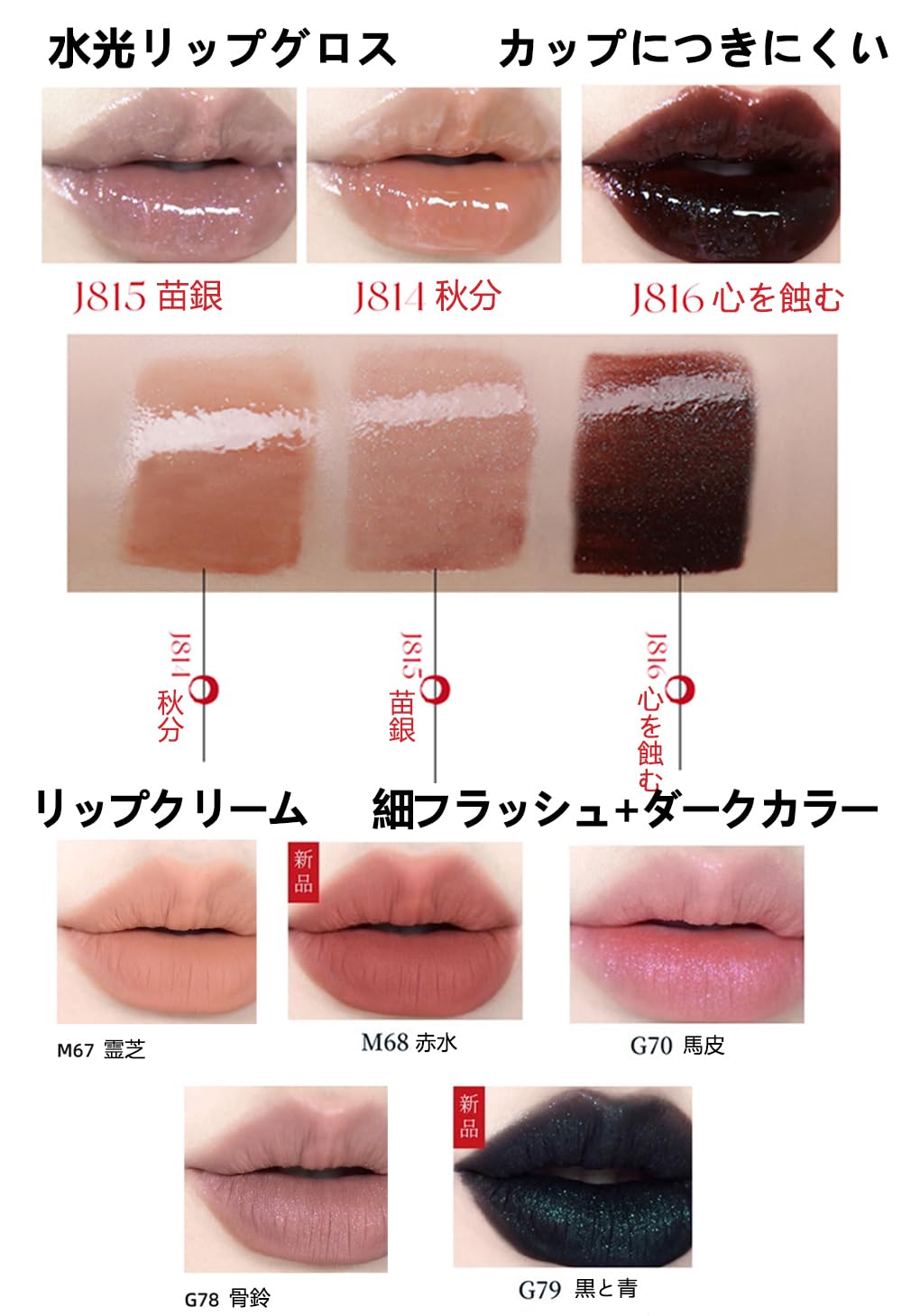 Amazon | GIRLCULT ガールカルト リップグロス 苗疆女巫 潤い 黒リップ