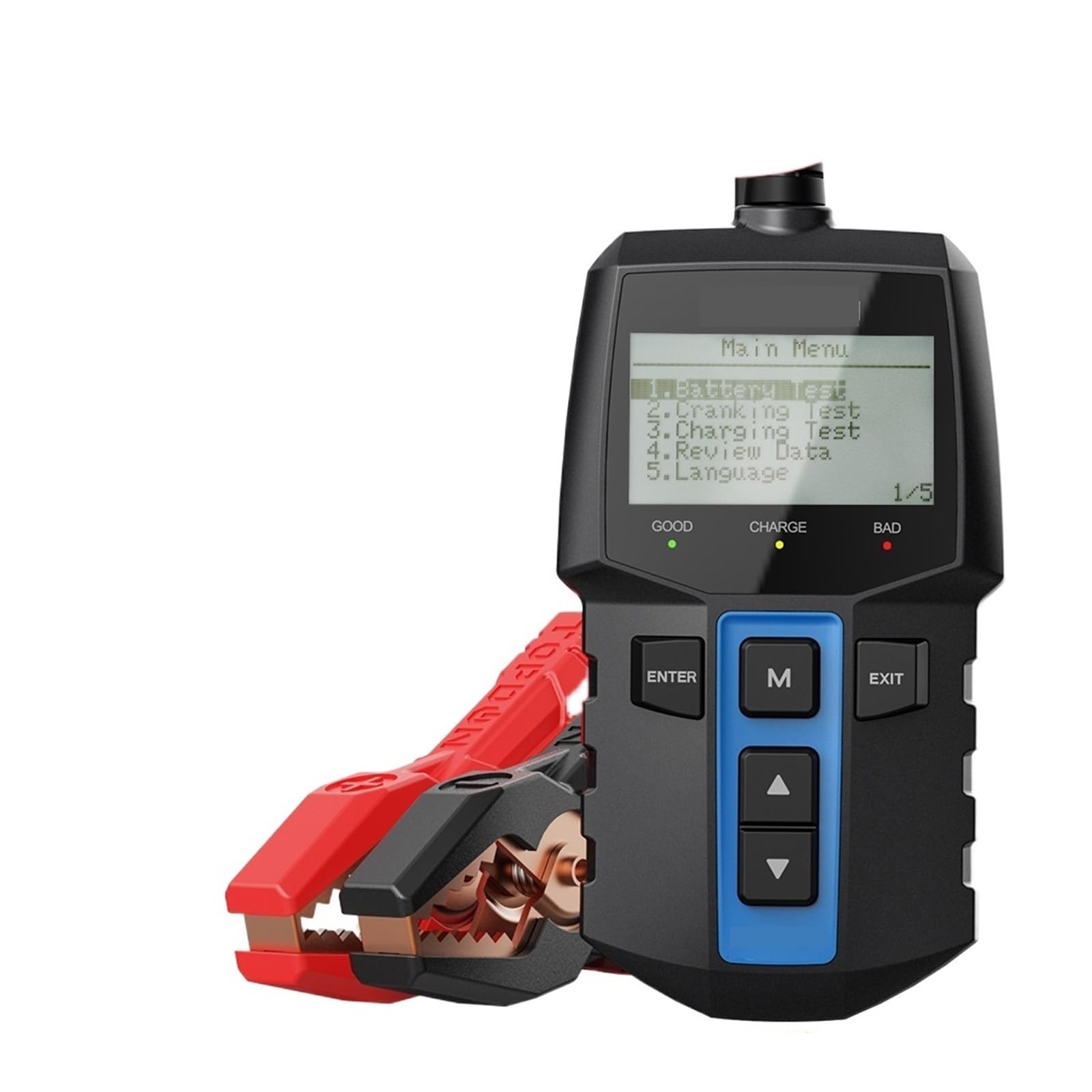 Comprobador de baterias, Probador de batería de coche BT100, probador de batería de diagnóstico automotriz Digital, herramienta de escáner de carga de arranque de vehículo