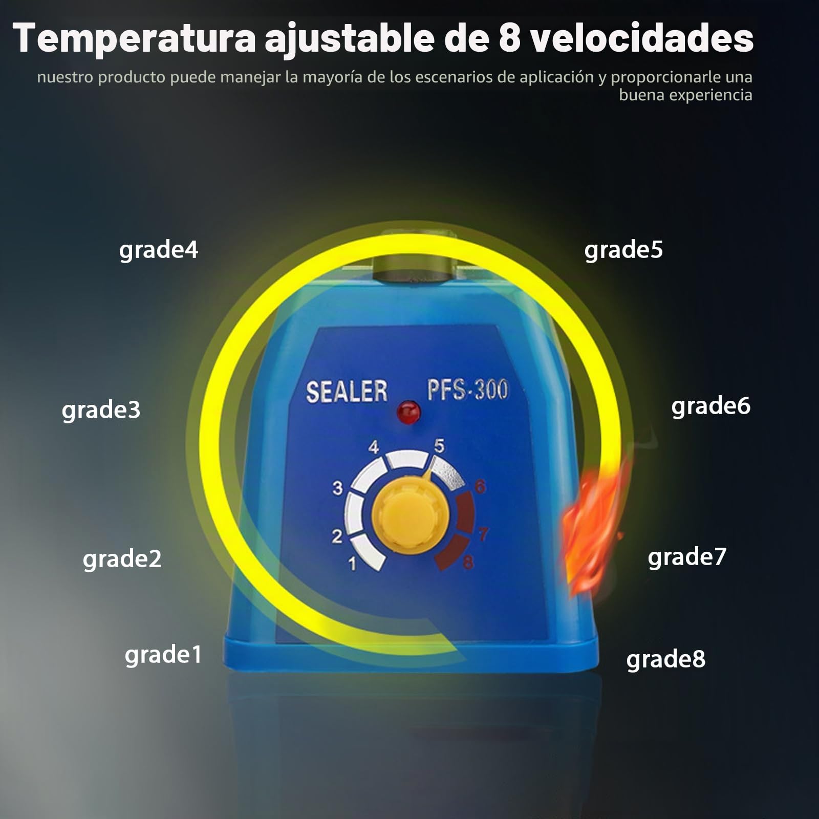 Selladora Bolsas De Plastico, Sellador De Bolsas, Termoselladora, Selladora Térmica Profesional Manual Máquina Selladora De Bolsas para Sellado De Bolsas Máquina De Envoltura Retráctil (L-300mm)