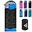 oaskys Camping Sleeping Bag - 3 Season Warm & Cool Weather - Summer Spring Fall Lightweight Waterproof for Adults Kids - Camping Gear Equipment, Traveling, and Outdoors