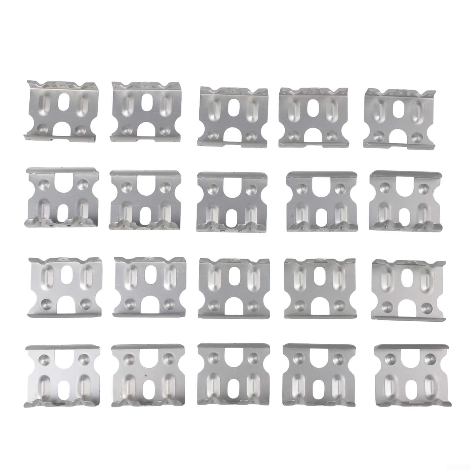 PV-Solarpanel-Wasserablauf-Clips, 304 Edelstahl, 20 Stück für effektive Wasserdurchflusskontrolle und Effizienz (für 35 mm)