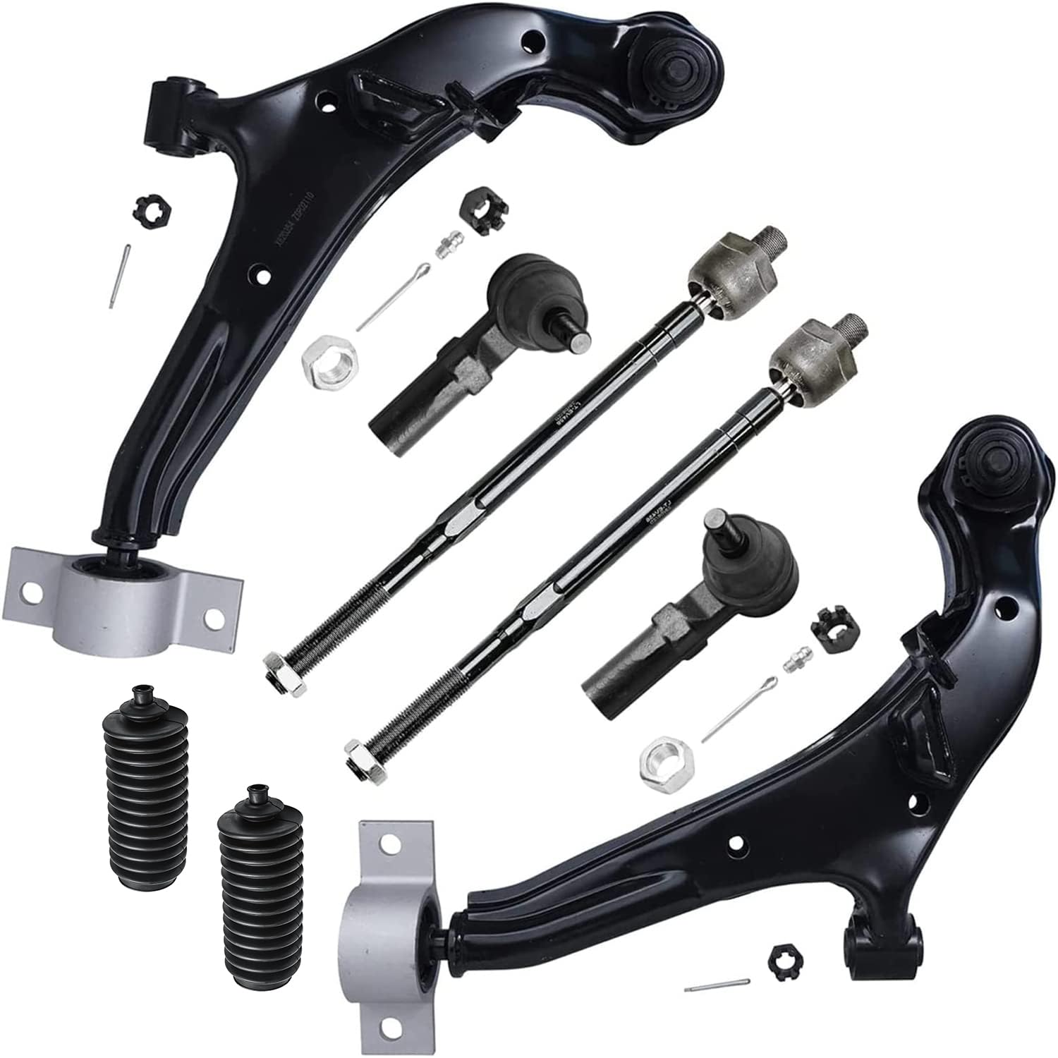 Detroit Axle - 8pc Front End Suspension Kit for 2000-2003 Nissan Maxima