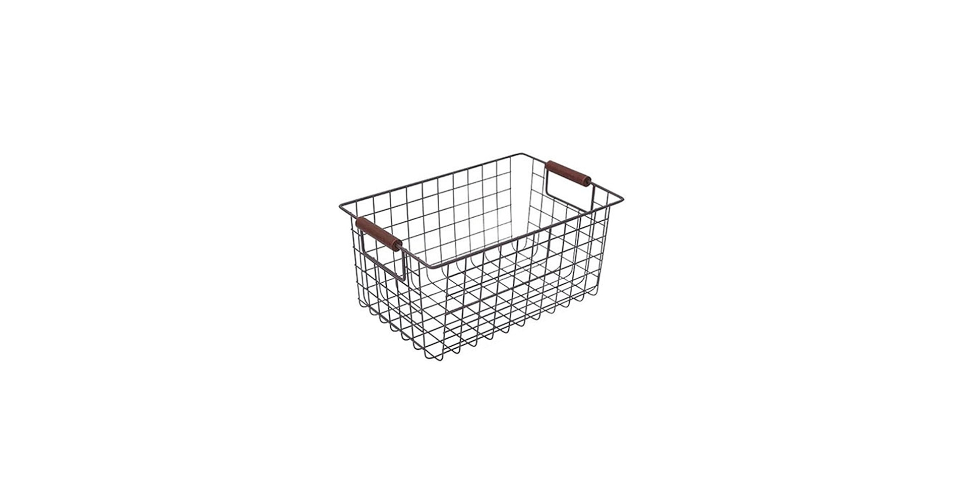 アイアン　スチールカゴ　小　8個セット Amazon｜スチール製バスケット ワイヤーバスケット バスケッ 木