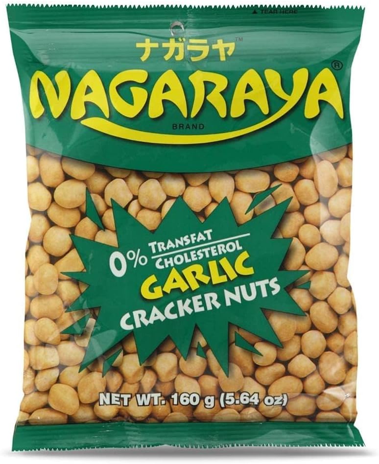 Cracker Nuts Garlic Pack of 5 (160 G Per Pack)