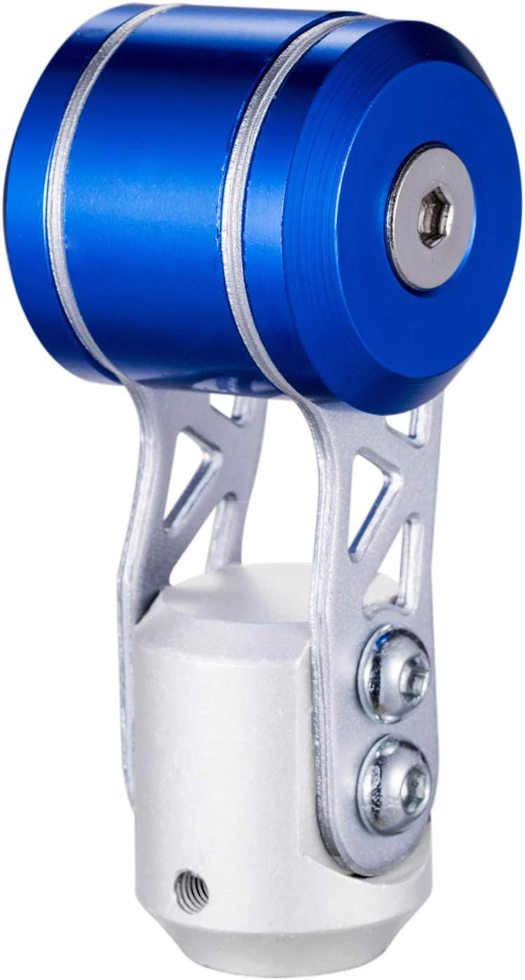 Bashineng Shift Knob Shifting Gear Stick T Handle Shifter Transmissions Aluminum Alloy Fit Most Manual Automatic Cars Truck SUV Vehicle (Blue)