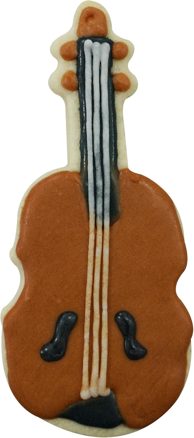 R&M Violin 4.5" Cookie Cutter – Music-Themed Baking Tool for Cookies, Fondant & Crafts image 4