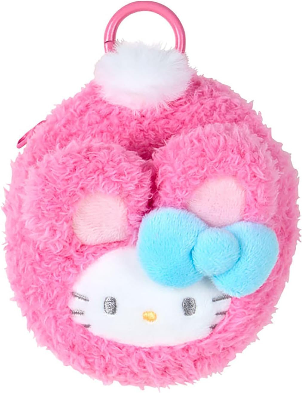 Sanrio 295396 Mini Pouch Charm (Spring Rabbit) Hello Kitty Accessory Storage Makeup Pouch with Carabiner