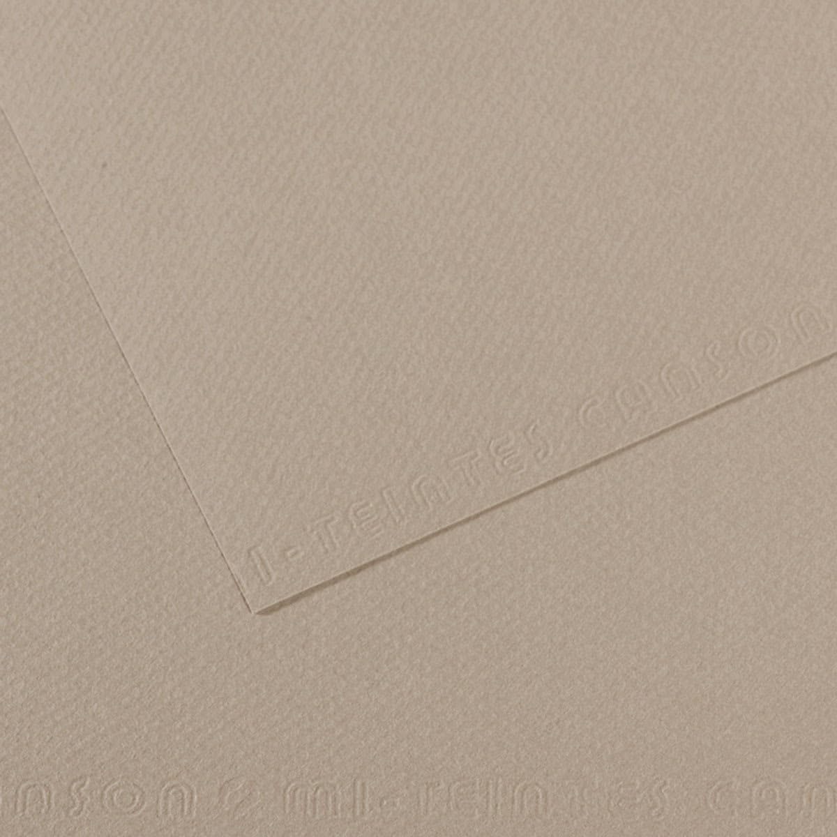 Mi-Teintes Drawing Papers - 8-1/2" x 11", Flannel Gray, 25 Sheets