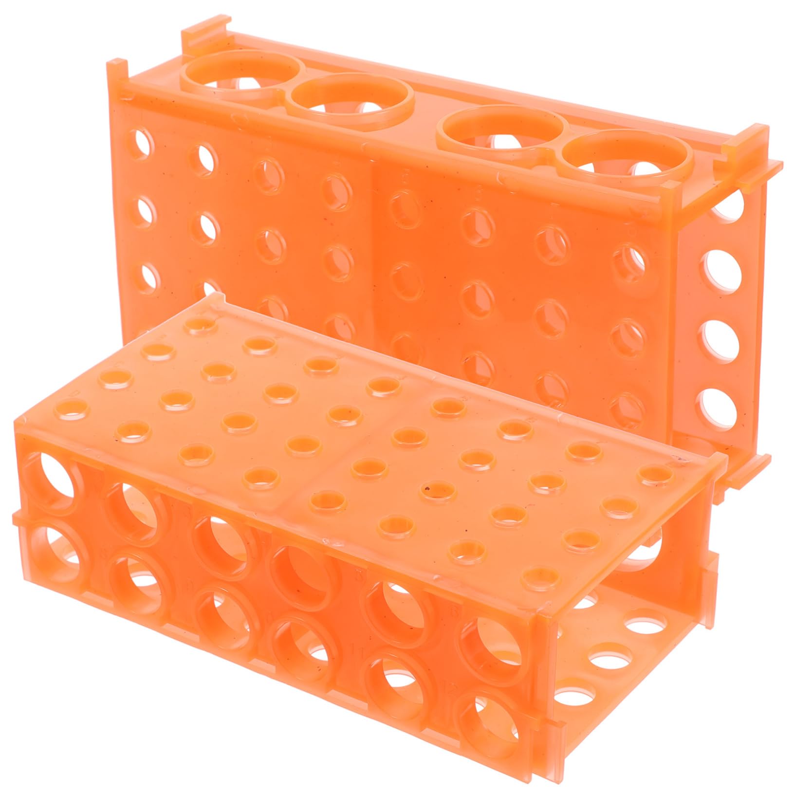 HOMOCONO 2pcs Rack Labs Test Tube Rack Test Tube Stand Centrifuge Rack Test Holder Microcentrifuge Tube Mount Vial Rack Adhesive Caster Wheels Centrifuge Shelf Racks Plastic