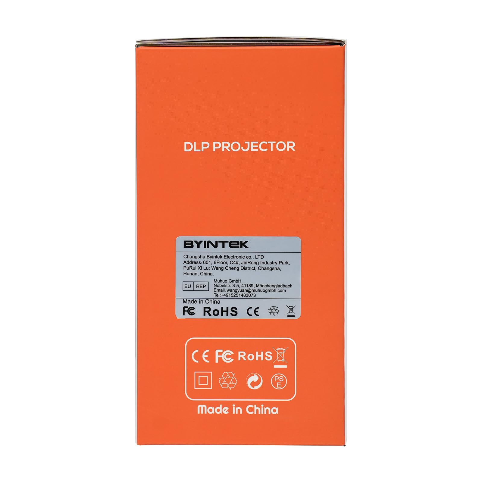 BYINTEK P70 Mini Proiettore 3D Corpo in Metallo, HD LED Wifi Proiettore Portatile Alimentato a Batteria, Supporta 1080P 4K, Sistema Operativo Android 9.0, Display Wireless, con Custodia e Treppiede