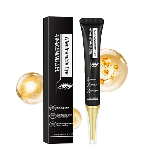 Niacinamide Eye Cream Anti Aging, Under Eye Cream for Puffiness and Bags Under Eyes, Eye Gel 0.71 Fl Oz