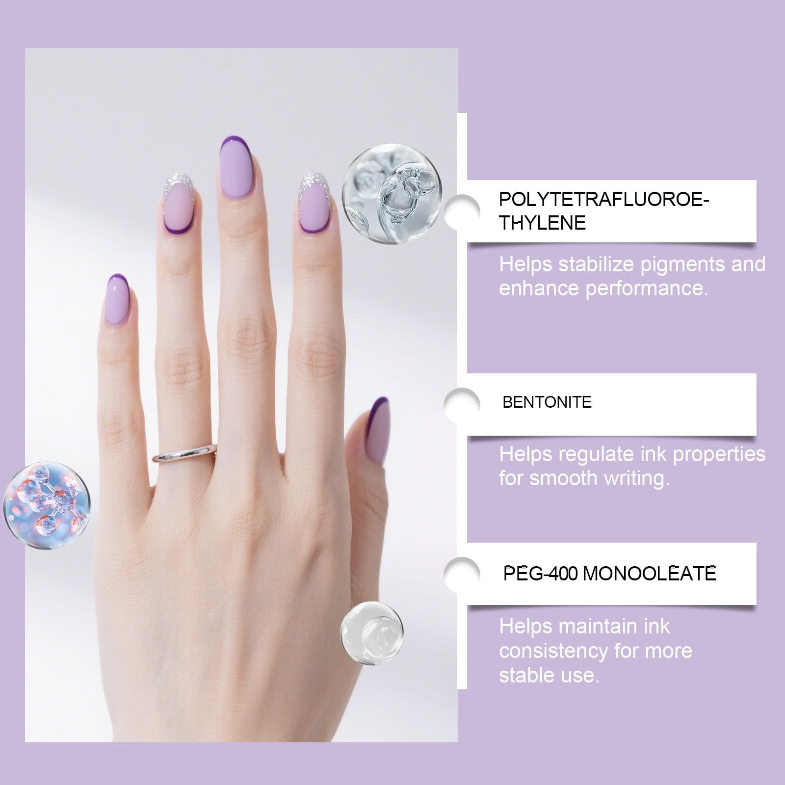 Pióro 3D Nail Art Zestaw 12 kolorów, flamastry do paznokci z metalową końcówką 0,5 mm, marker akrylowy, szybkoschnący marker akrylowy, narzędzie do manicure'u, do dekoracji paznokci i graffiti
