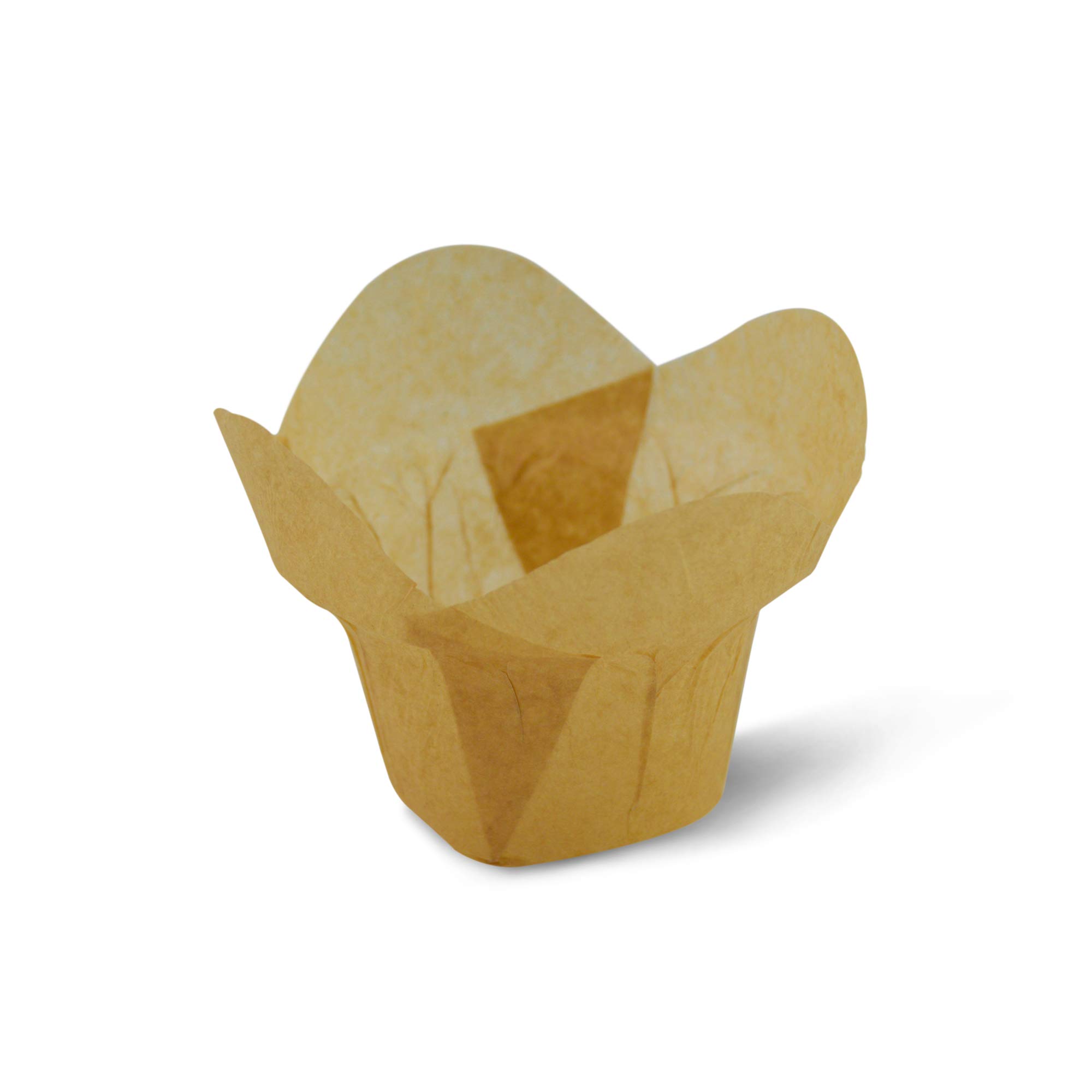 SimpleGood Tazas de hornear sin blanquear estilo loto Cupcake Liners Muffin Liners papel a prueba de grasa 1000