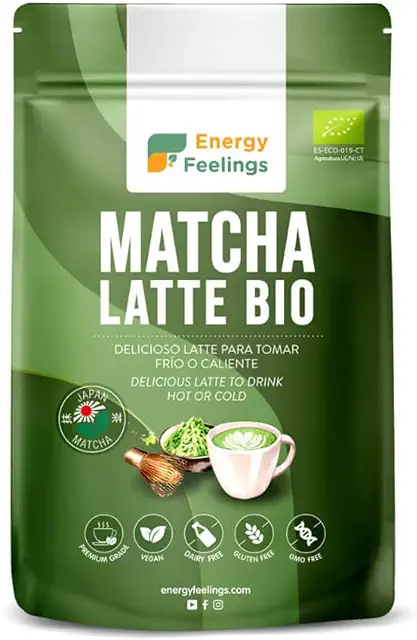 Matcha Latte Ecológico Premium 200g - Té Japonés Vegano Sin Gluten
