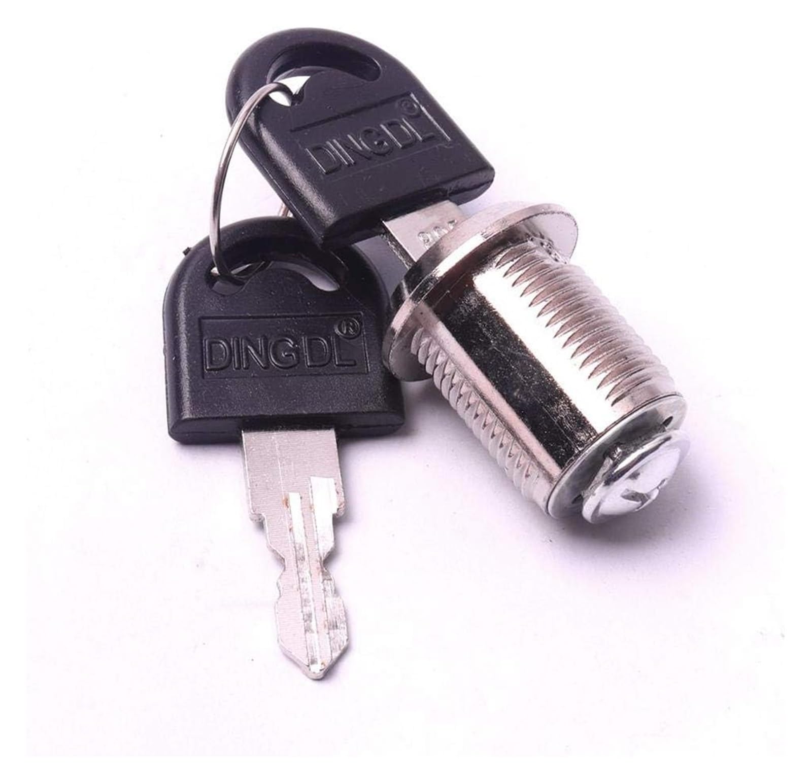 Schubladenschloss, 10 Stück Mini 20 mm/30 mm 46 x 15 1,9 for Tür, Schrank, Briefkasten, Schublade, Schließfach(20mm)