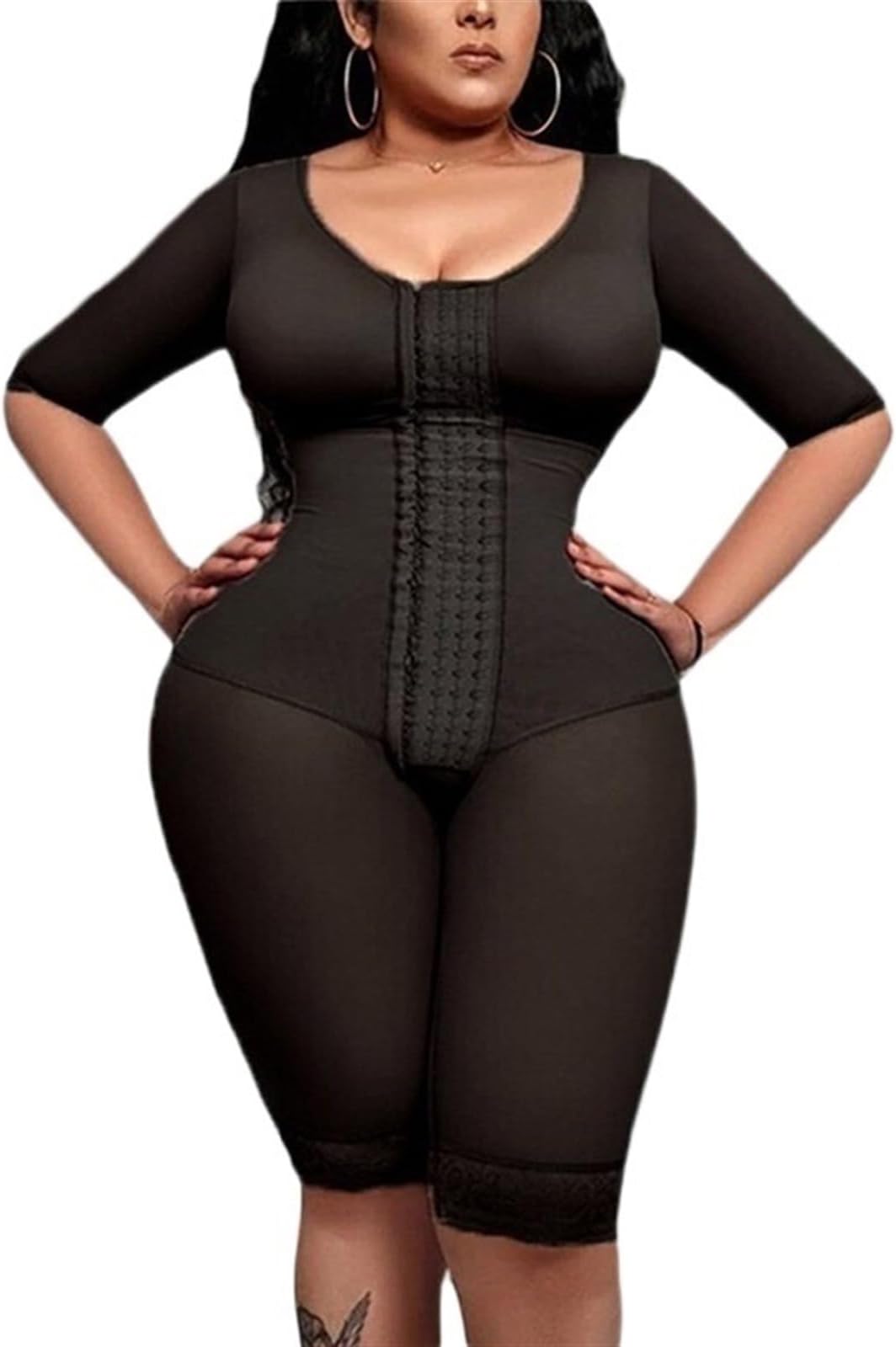 KIRYU BBL Stage 2 Fajas Colombianas Shapewear for Women Tummy Control Postpartum Short Bodysuit Post Surgery Full Body Shaper