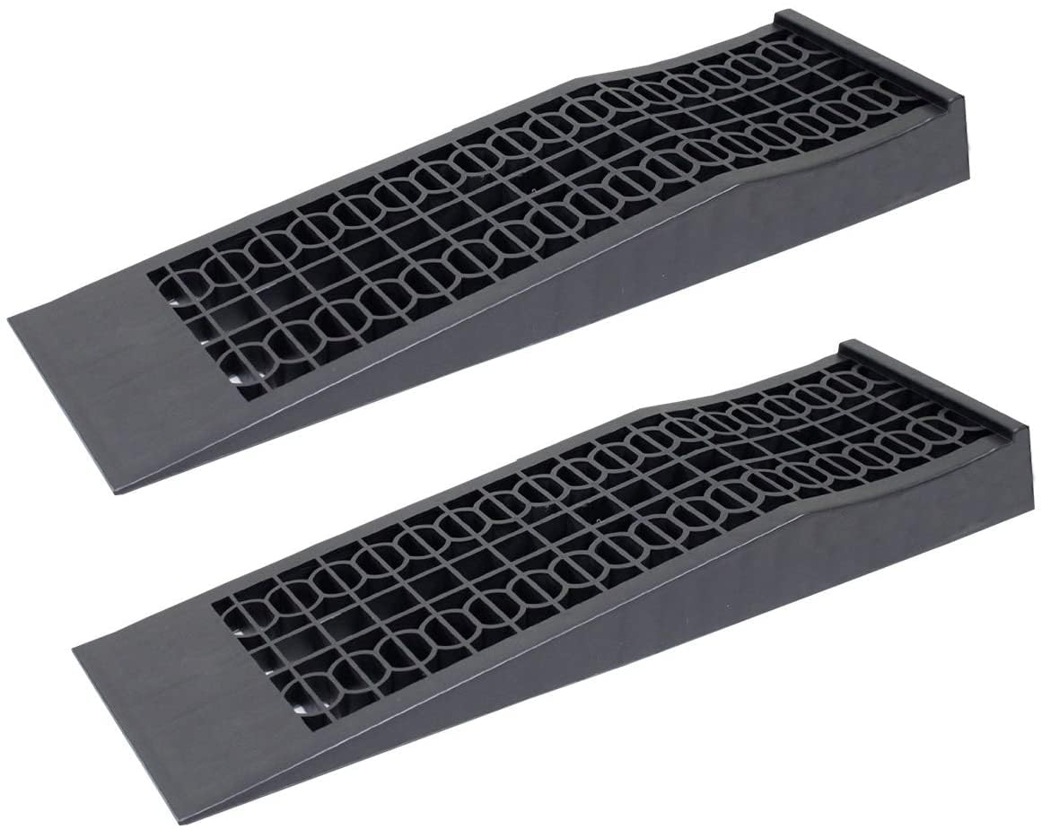 ３ｔ 大型車 軽量 ローダウン車対応 ジャッキサポート カースロープ ブラックタイヤスロープ２個セット株式会社錦  ポリエチレン ブラック Amazon.co.jp: 3t 大型車 軽量 ローダウン車対応 ジャッキサポート