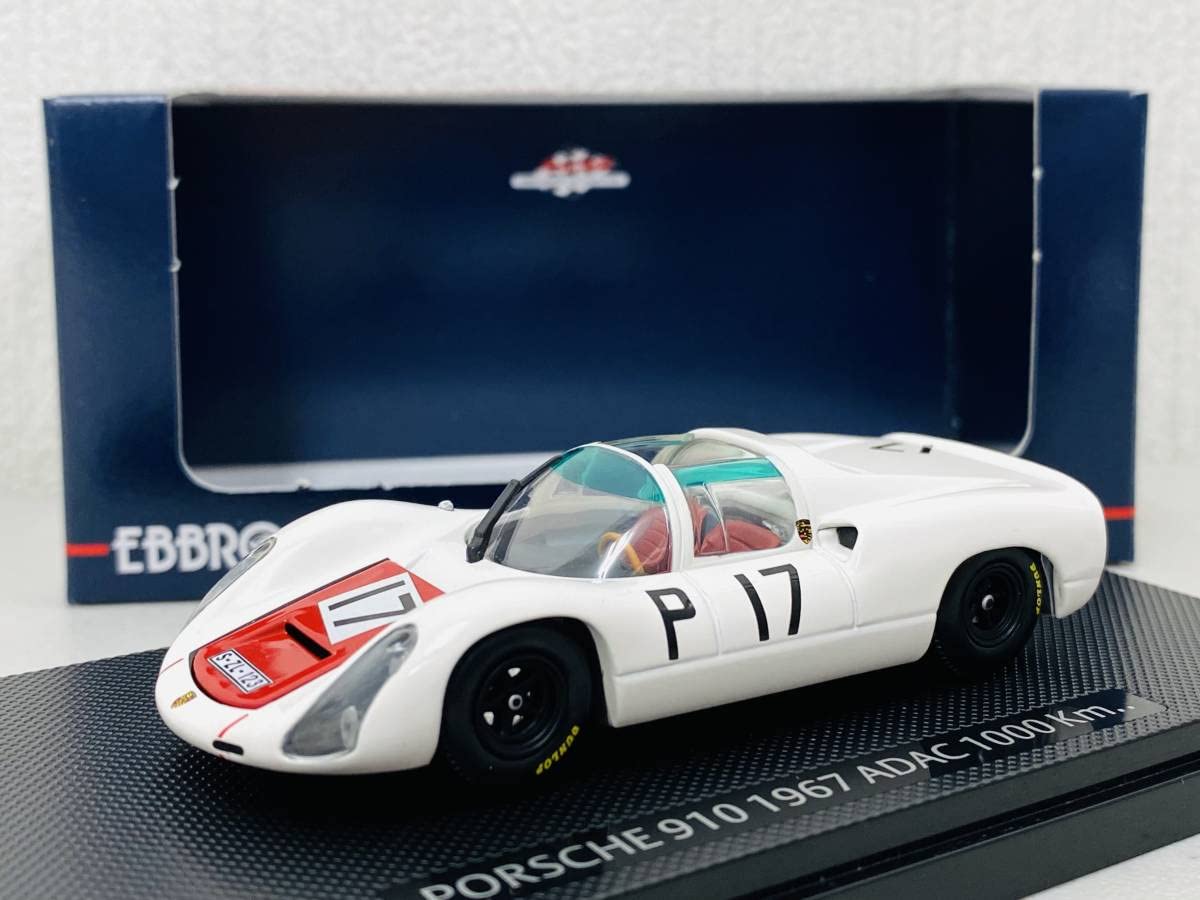 Amazon | ＜絶版・未使用＞EBBRO エブロ 1/43 PORSCHE 910 1968 ADAC