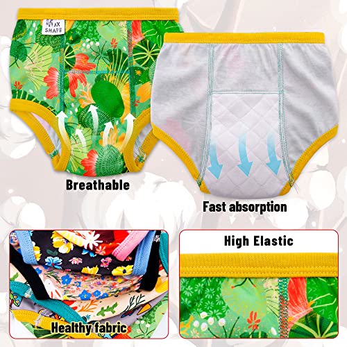 Max Shape 6 Packs Toddler Girls Potty Training Underwear Baby Girls Cotton Potty Training Pants Cranberry 6T #TOP3