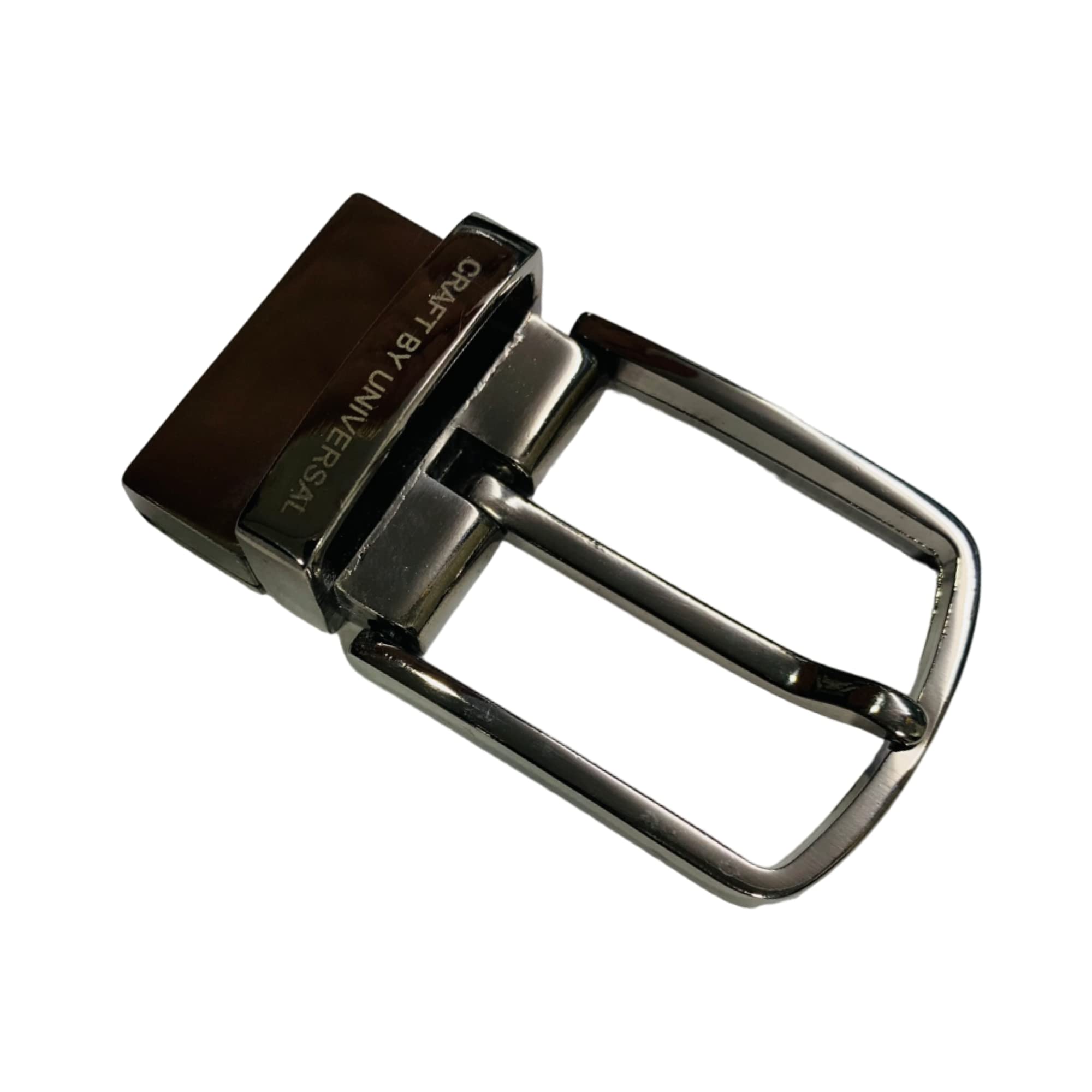 craft by universal CBU- Men's Reversible Buckle For Belt (Black, 35mm) [KB- 114]-picture-27