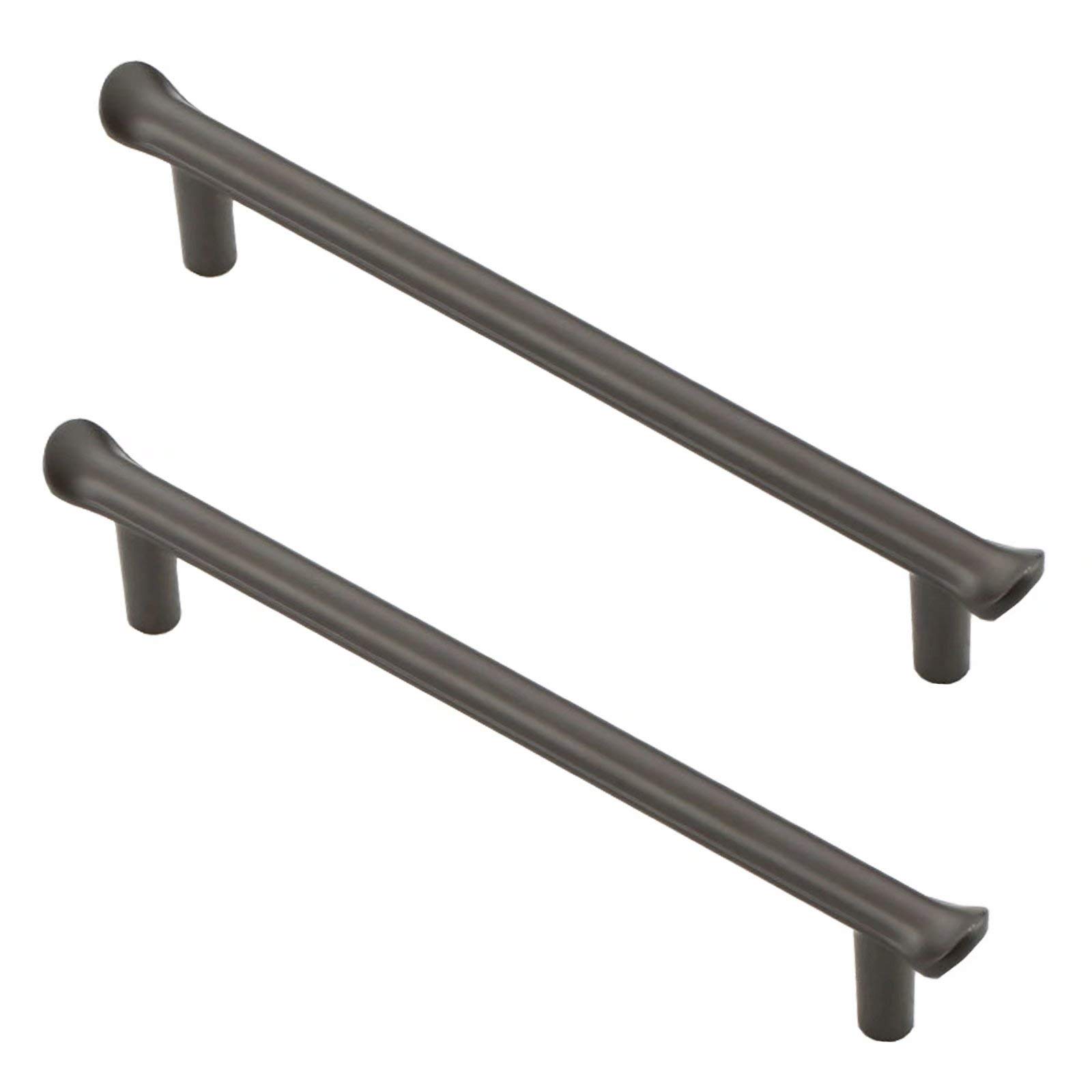 Fbshop(Tm) Dark Grey 2Pcs Modern Kitchen Cabinet Cupboard Dresser Door Drawer Pull Handles Knobs,For Kitchen Cabinet Cupboard Dresser Door T Bar Handle,128Mm
