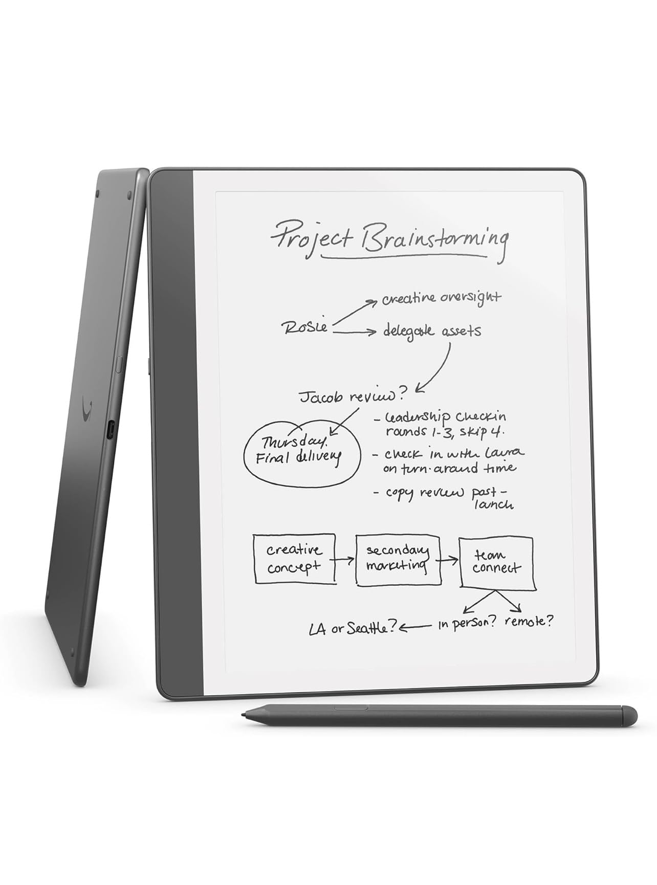 NEW Kindle Scribe 64GB (2025) Redesigned display with uniform
