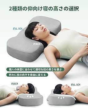 Amazon｜DreamLullaby枕、首が痛くならない枕、安眠枕、快眠枕、低反発