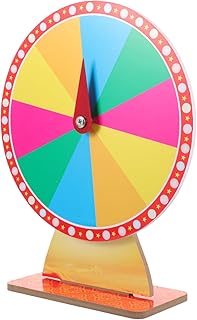 Outanaya ' Material De Festa Adulto Material De Festa Roda De Jogo De Roleta Da Fortuna Grande Mesa Giratória Redonda Grupo Adereços De Jogo Roda De Roleta Da Fortuna De Mesa Aldult