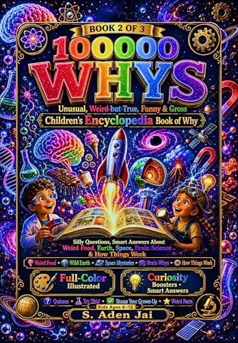 100000 Whys: Unusual, Weird-but-True, Funny & Gross Children’s Encyclopedia Book of Why: Book 2 of 3 Silly Questions, Smart Answers About Weird Food, ... • TRIVIA • WEIRD FACTS • BRAIN CHALLENGES)