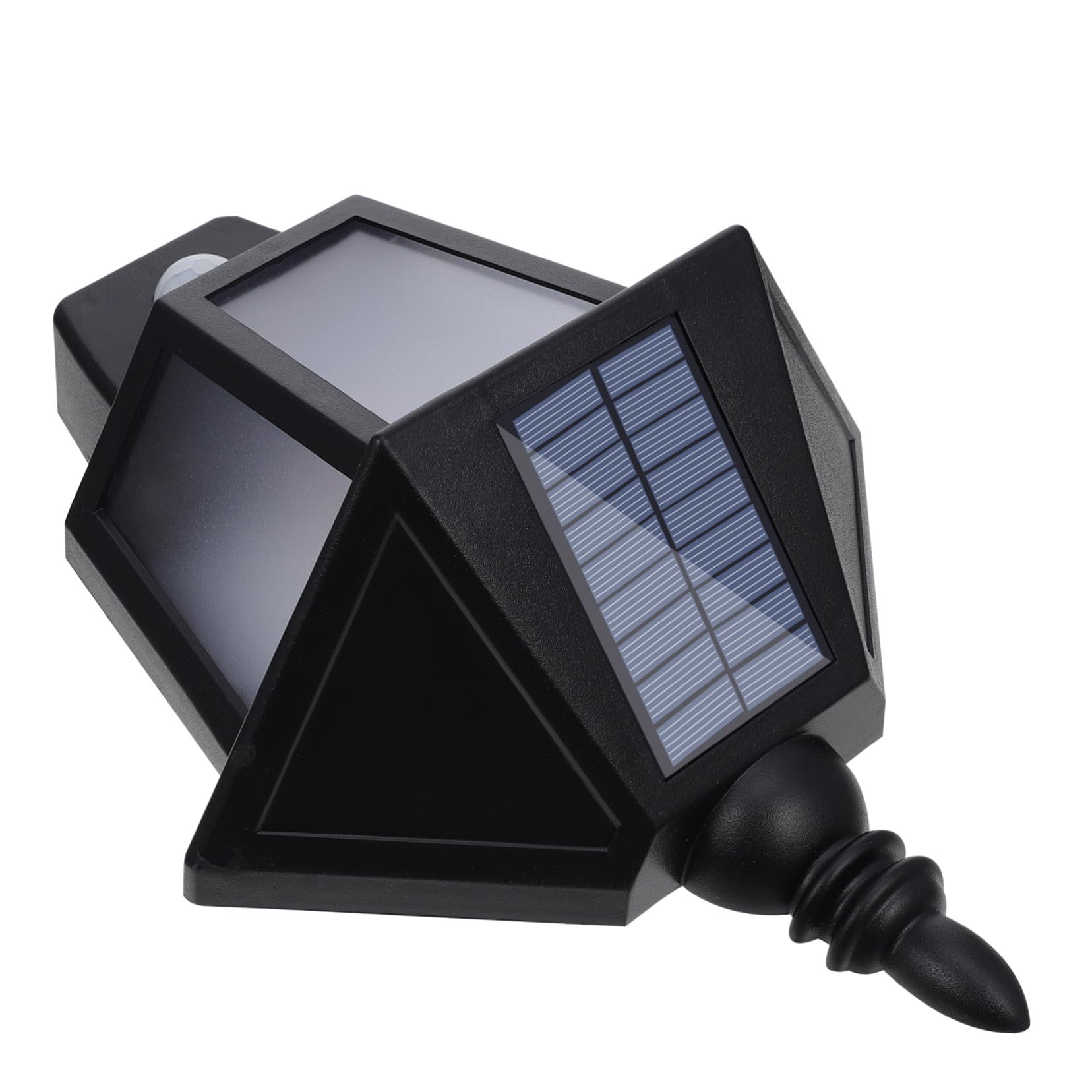 Baluue Solar Wandleuchte für Außen mit Ip55 Abs Material LED Beleuchtung für Innenhof und Blumenbeet 3.2v 500ma Batterie 5v 100ma Solarpanel