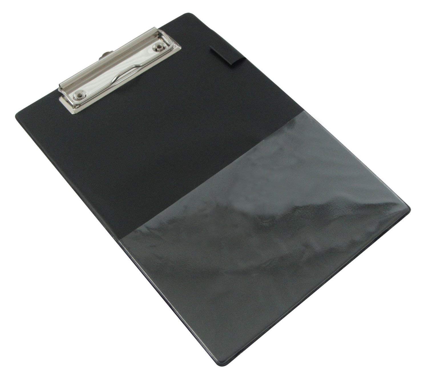 Rapesco A5 Standard Portablocco con tasca, nero – Confezione da 10