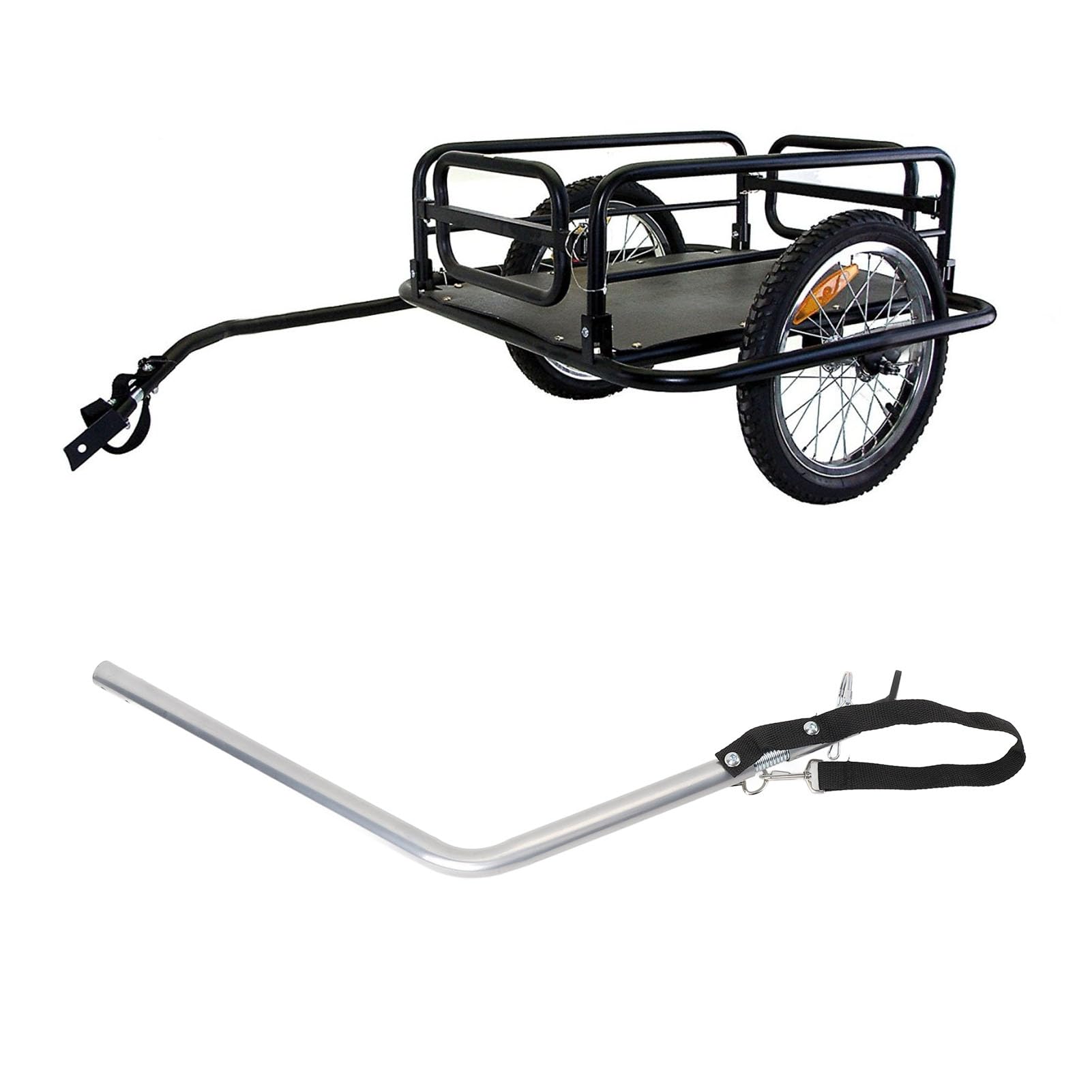 2 Pcs Attelage Remorque Vélo Coupleur Remorque Vélo Connecteur En Acier