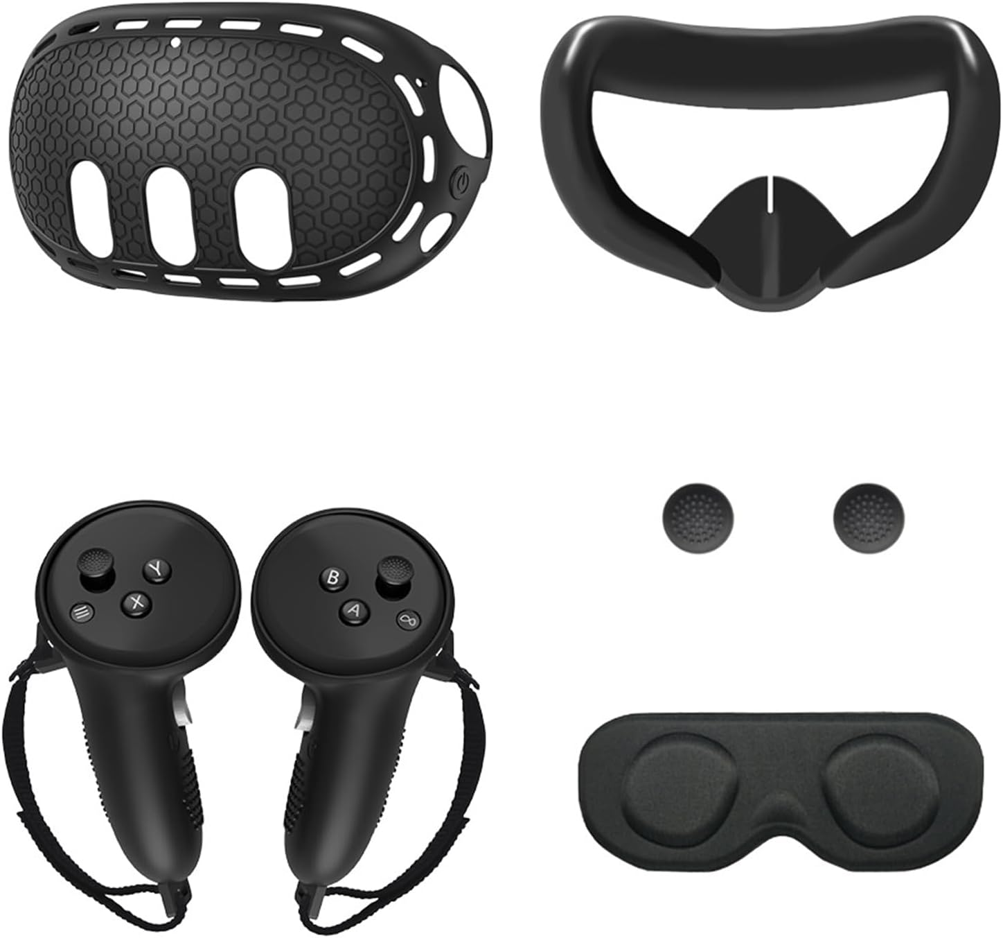 5pcs Silicone Face Cover Lens Protective Replacement VR Accessories for Meta Quest3