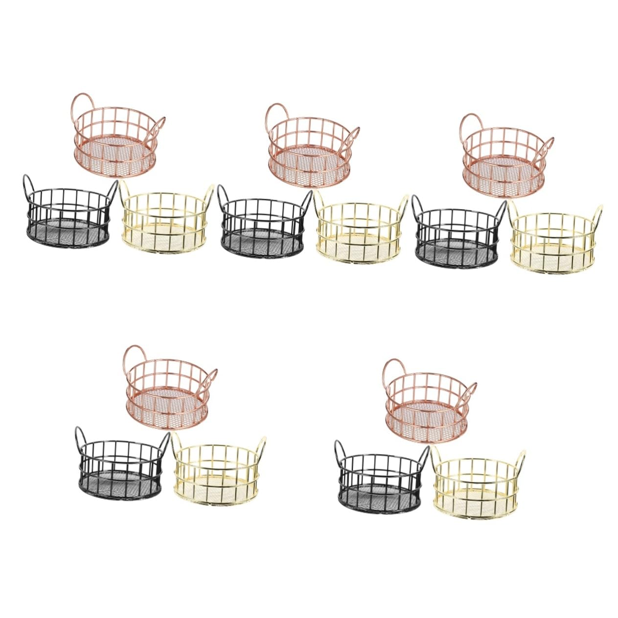 Panier de rangement fil métallique pour éliminer le désordre du maquillage