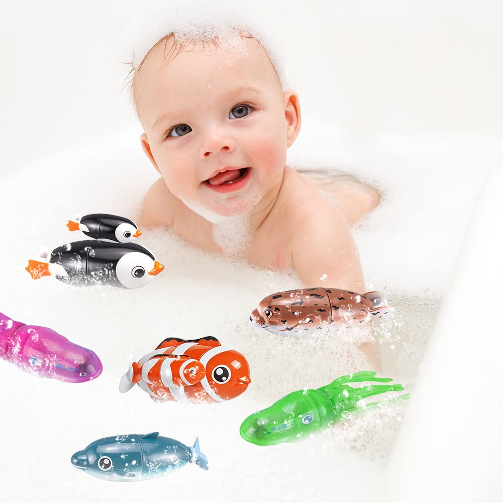 Pinguin Badespielzeug Windrad - Drehbares Badewannenspielzeug Für Kleinkinder