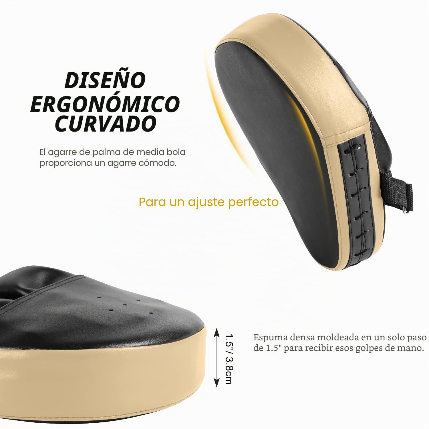 Odoland Kit de Boxeo 3-en-1 para Niños, Incluir Guantes de Boxeo, Patas de Oso, Paos de Boxeo, Guantes de Boxeo para Niños, Kickboxing, Karate, Muay Thai, Entrenamiento de MMA