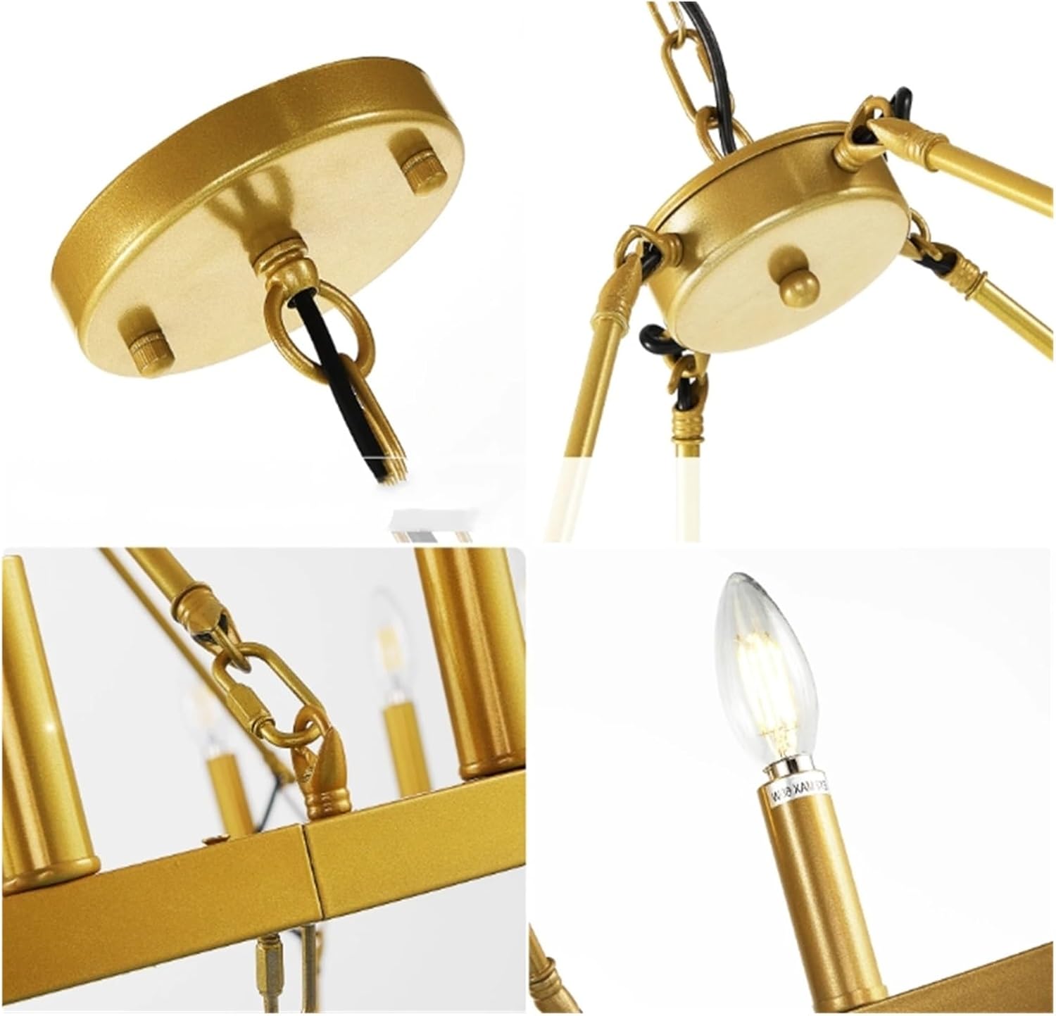 54 Candles, Double Layered Pendant Light, Rural Farmhouse Pendant Light,for Decoration