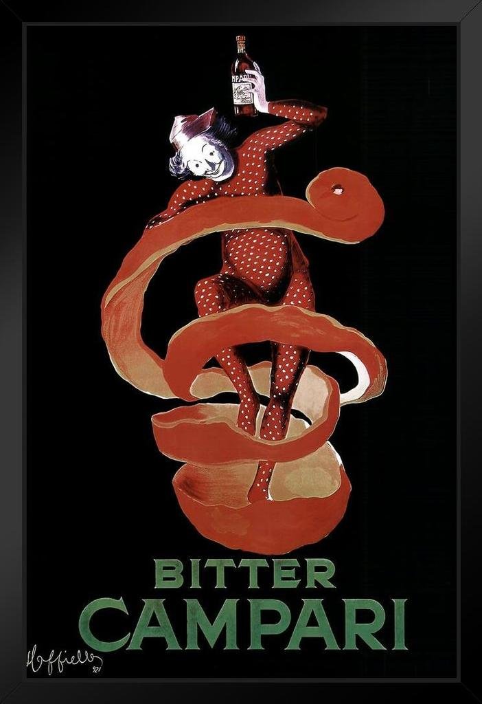 額縁付きポスター画campari