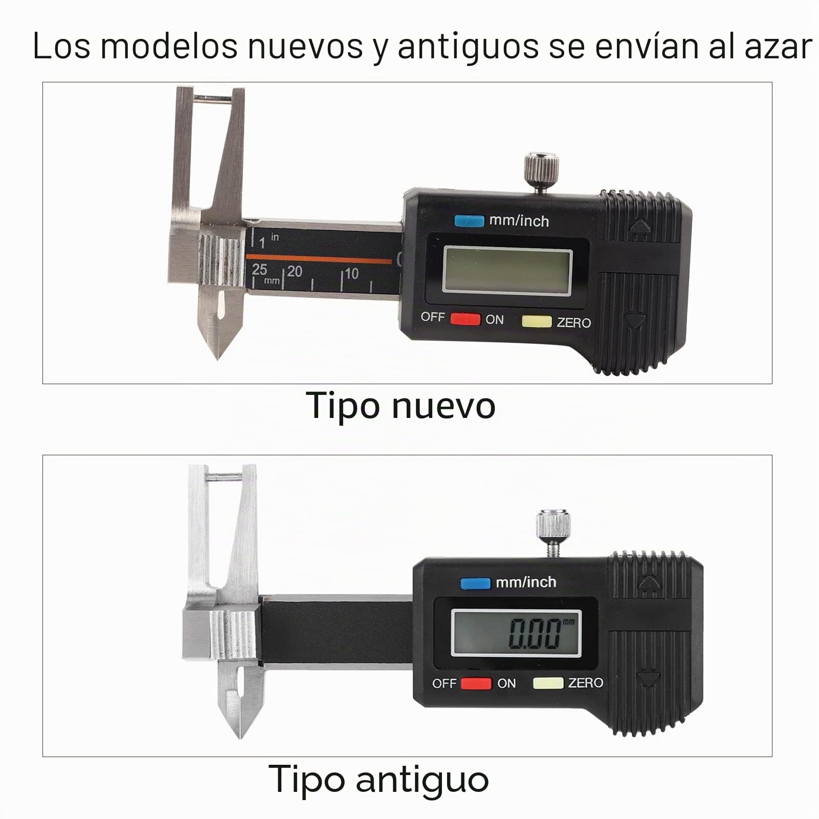Calibrador Digital Pequeño Herramienta de Medición de Calibre Pequeño 1 Pulgada Pantalla Digital Micro Electrónica de Acero Inoxidable Regla de Uso Triple Calibrador de Calibre de
