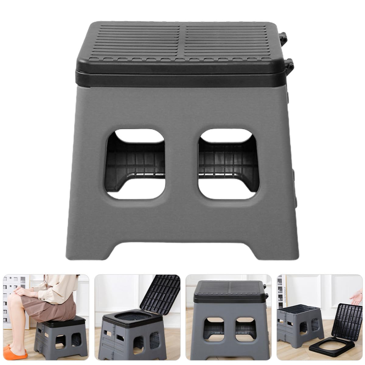 Inodoro Bolsa para Desechos de Plástico para Coche y Camping Plegable Portátil Diseño Plegable en PP