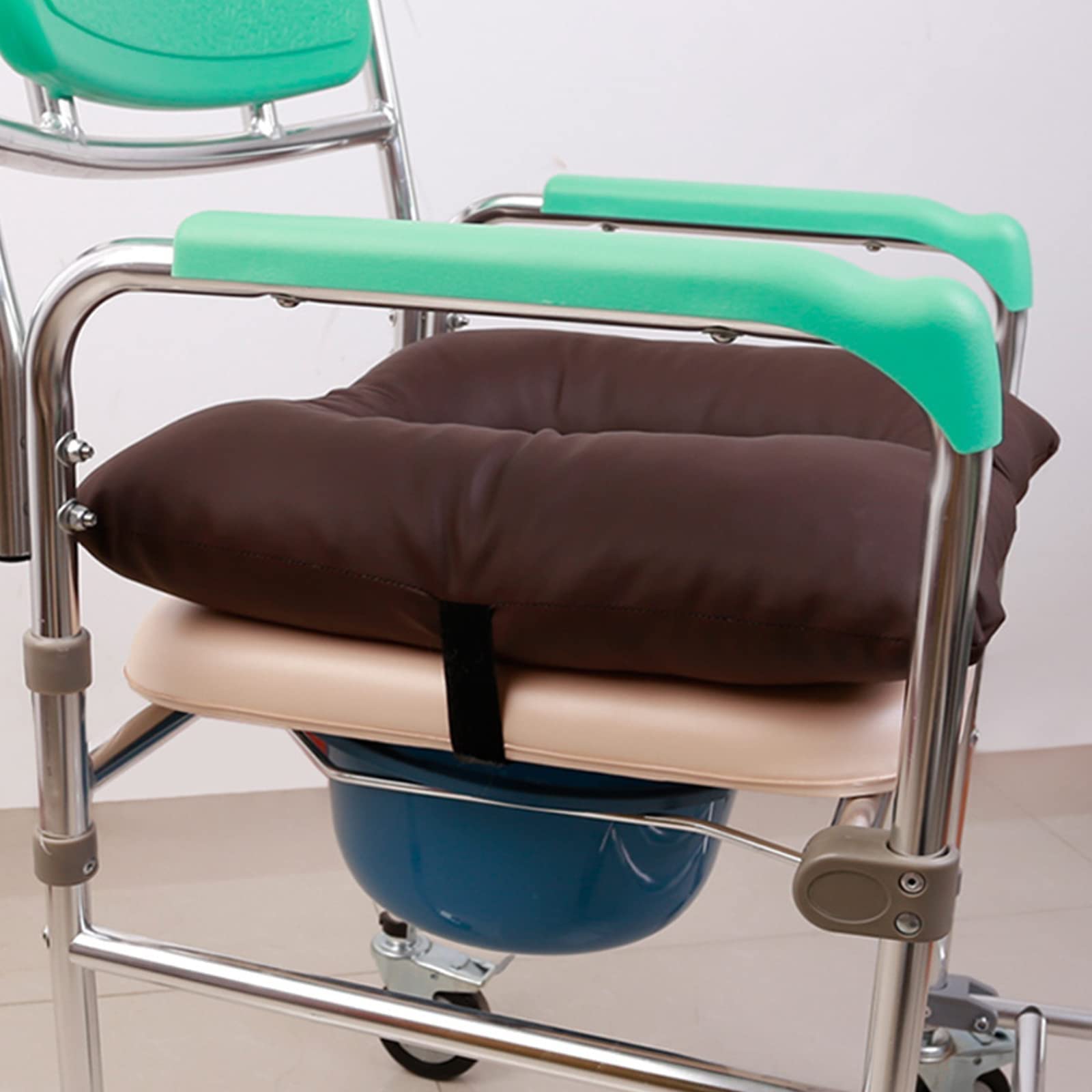 Cuscino A Ciambella, Cuscino Antidecubito per Cuscino Anti Emorroidi Cuscino per Seduta Ortopedico per Home Office Sollievo dal Dolore E Sedia da Toilette Blue