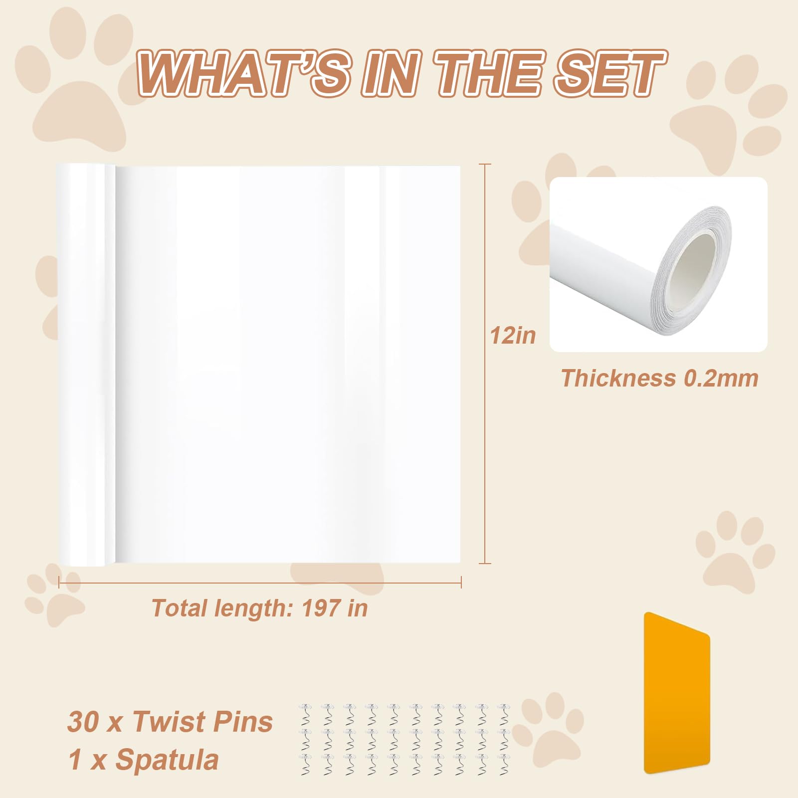 Protector de puerta contra arañazos de perros, calcomanías de vinilo transparente, protector de arañazos para puertas de perros y gatos, protector de muebles