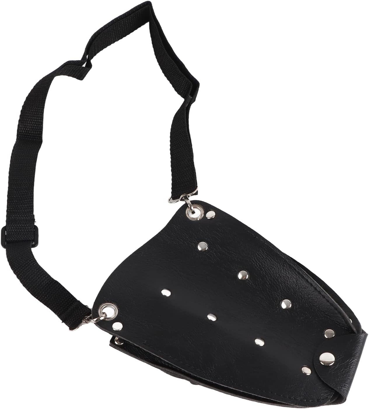 Black PU Leather Barber Scissors Sleeve Bag for Hairdressers, Hairdressing Tool Pouch with 7 Pockets, Removable Belt Barber Scissors Bag Hairdresser's Hair Tool Sorting Organizer