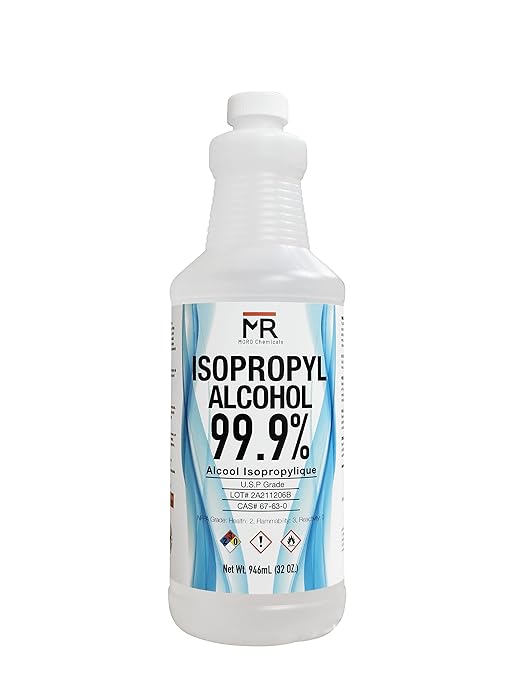 Moro Chemicals Isopropyl Alcohol 99 Percent Rubbing Alcohol 99 USP