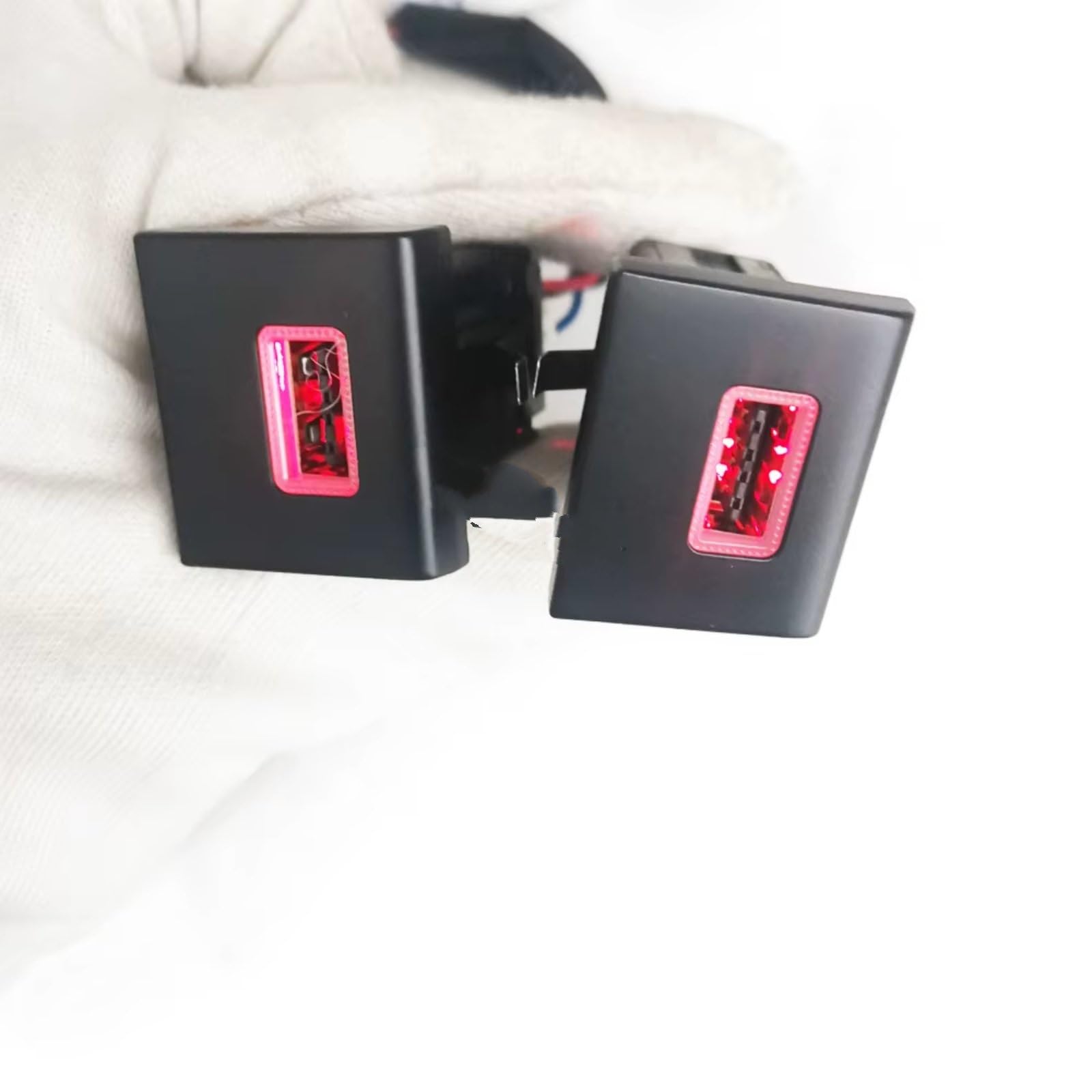 Conector USB Consola Compatible Con VW Para Amarok 2011-2018 Adaptador Carga Teléfono Automático Para Cargador Coche Enchufe Interfaz Dual QC3.0 Interfaz USB AUX Coche