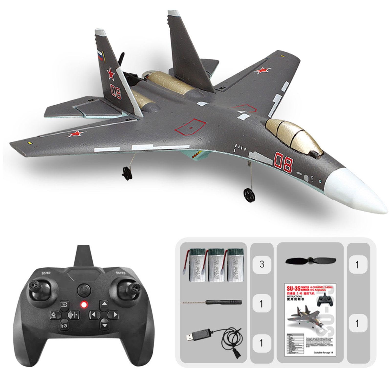 Aereo Radiocomandato FPV Pieghevole Quadcopter con Evitamento Ostacoli 360 Gradi Aeromodello 4 Canali con Giroscopio 6 Assi Facile da Usare per Adulti, 3Batteria